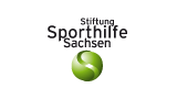 Logo von Sporthilfe Sachsen mit gr&uuml;nem Kreis und wei&szlig;em S-f&ouml;rmigem Symbol.